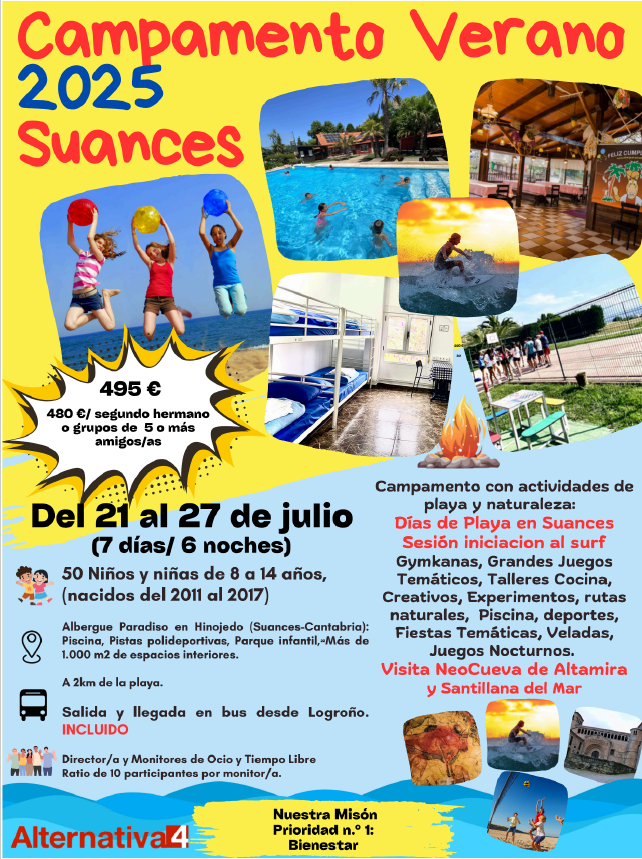 campamento de verano Suances