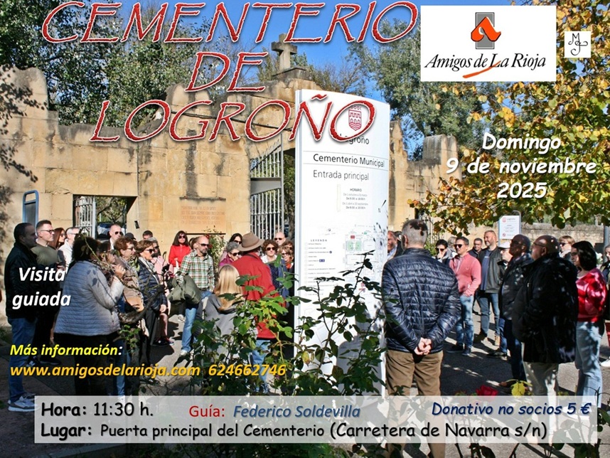 Cartel visita cementerio