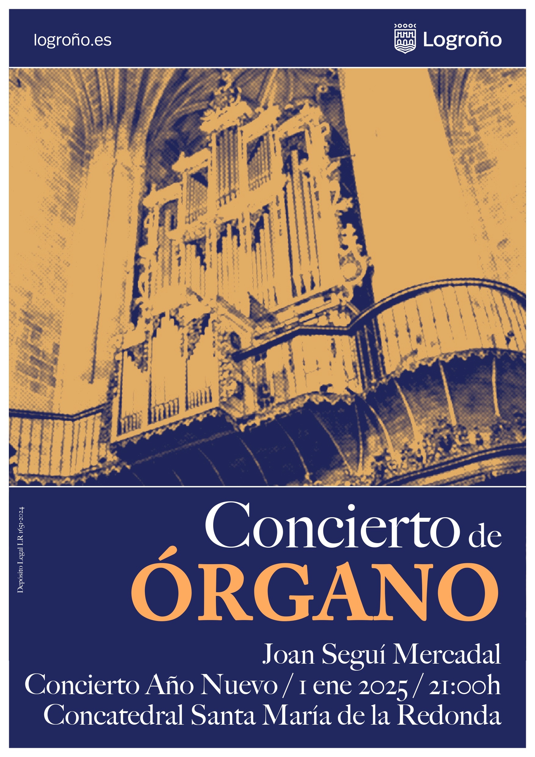 Cartel concierto de órgano