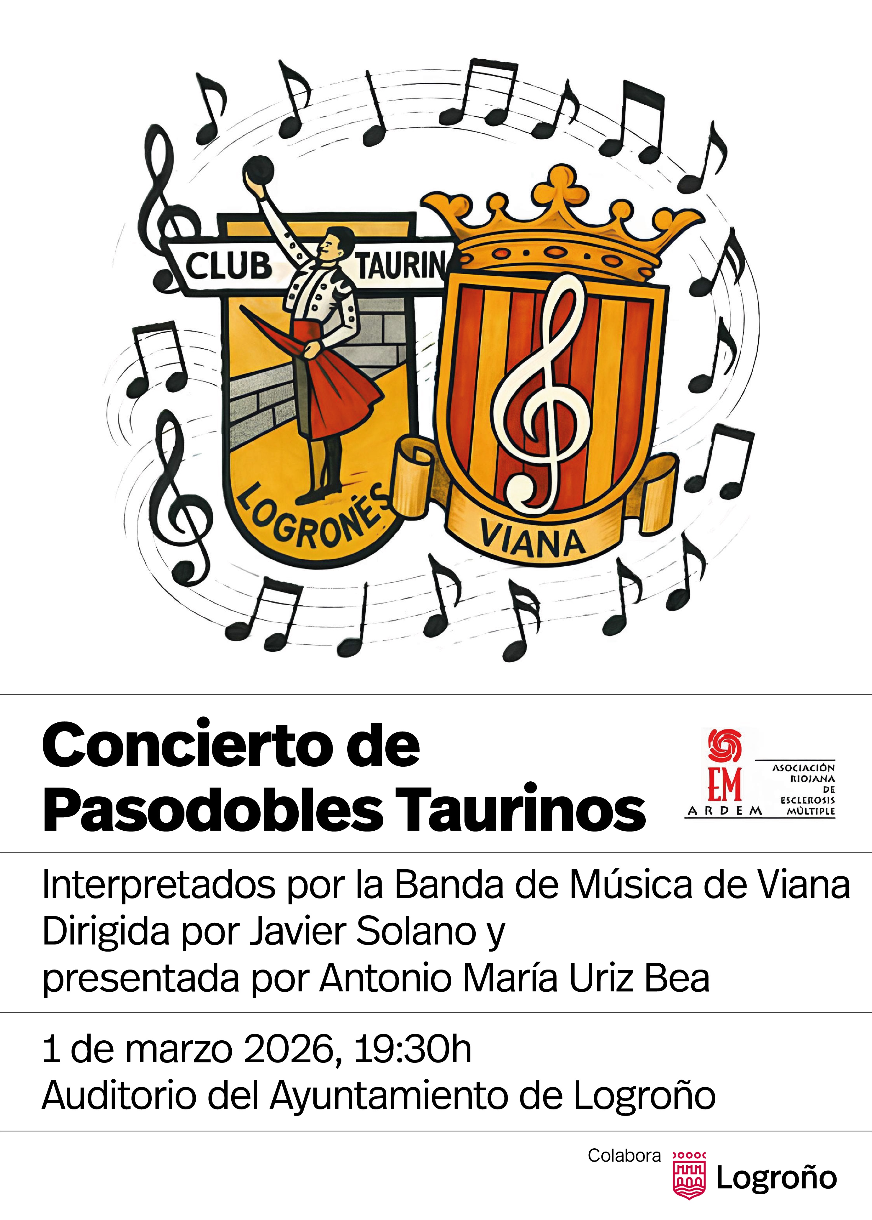 Cartel conciertos taurinos