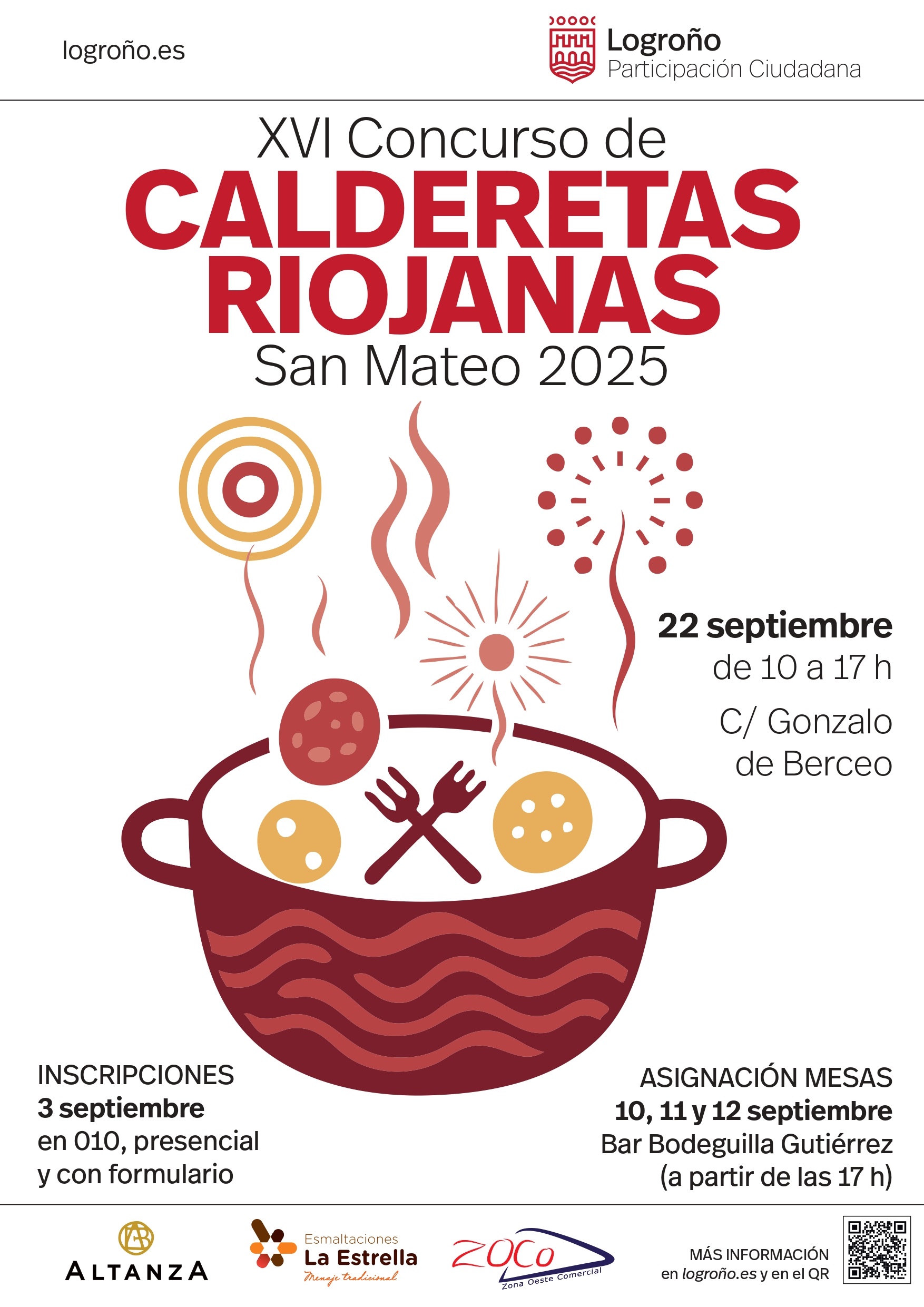 Cartel concurso Calderetas San Mateo 2025