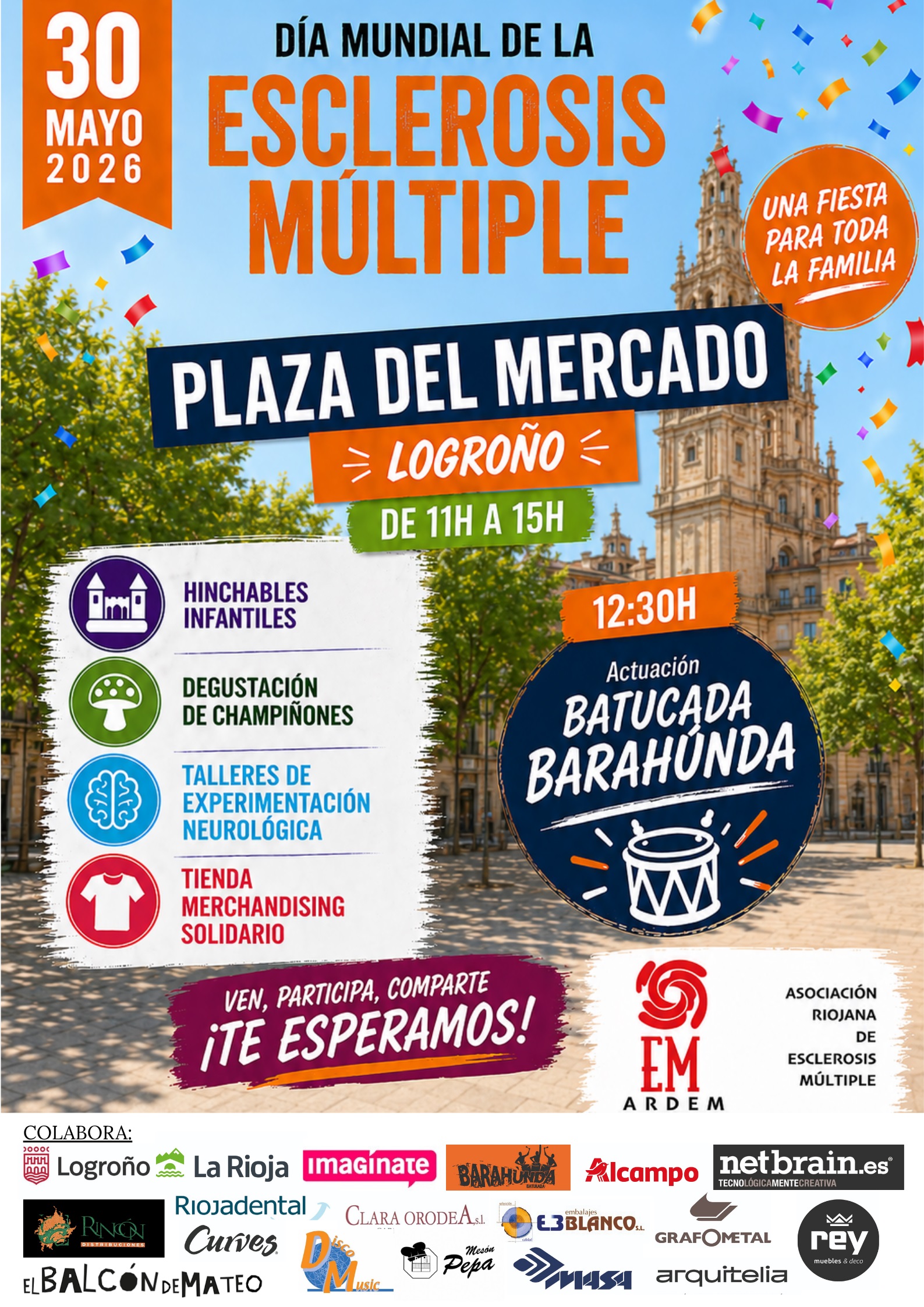 Cartel Día mundial Esclerosis múltiple
