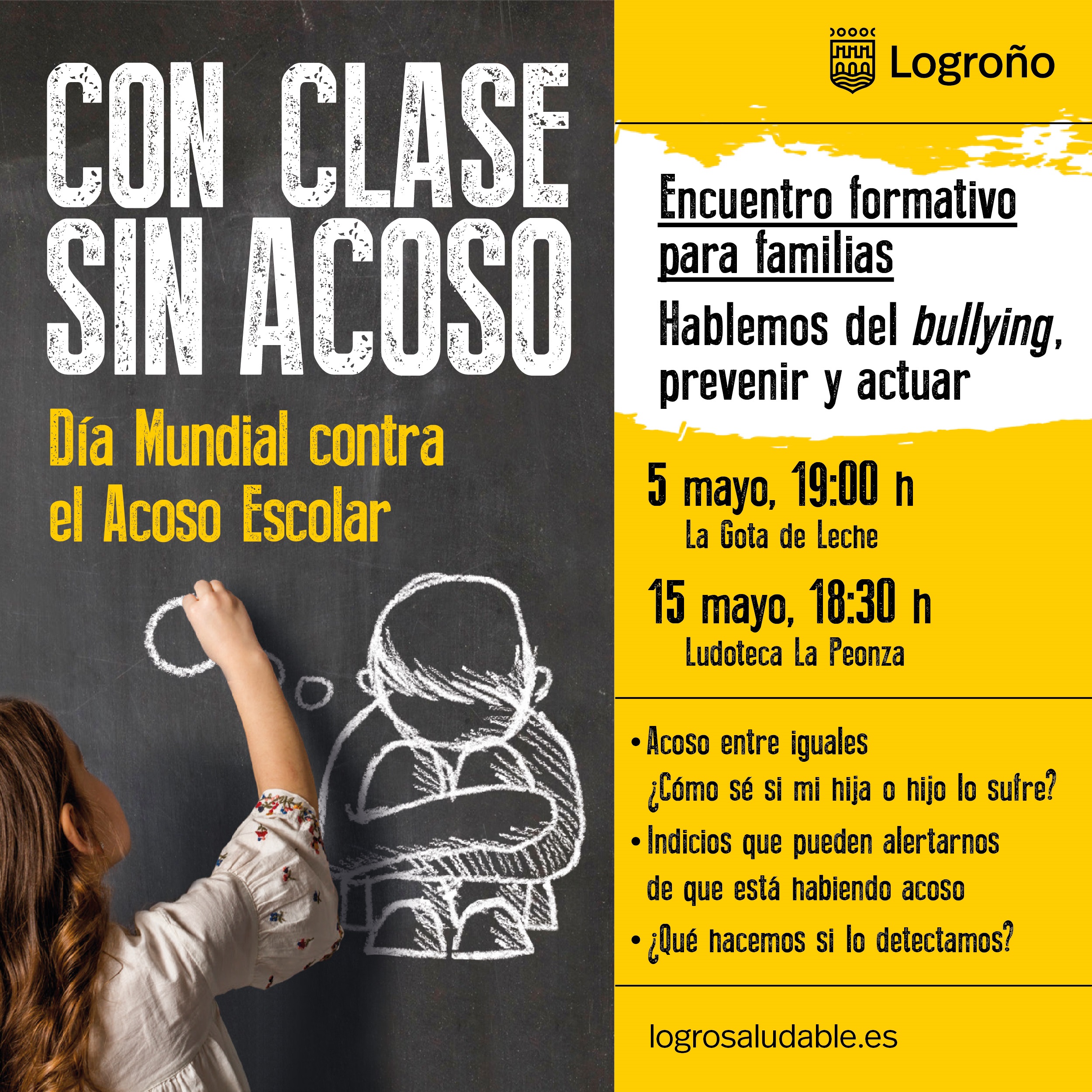 Cartel charla
