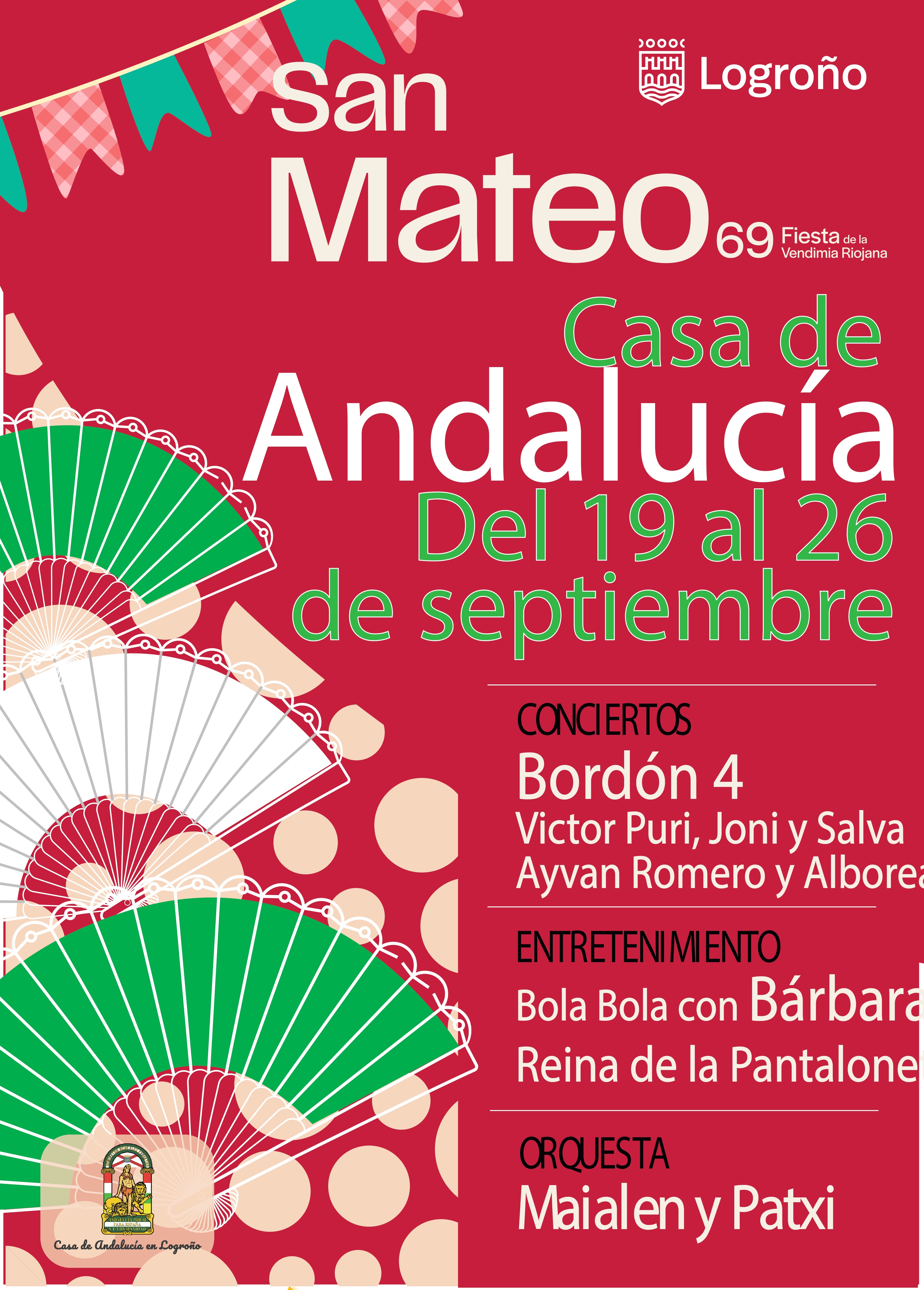 Cartel Casa de Andalucía
