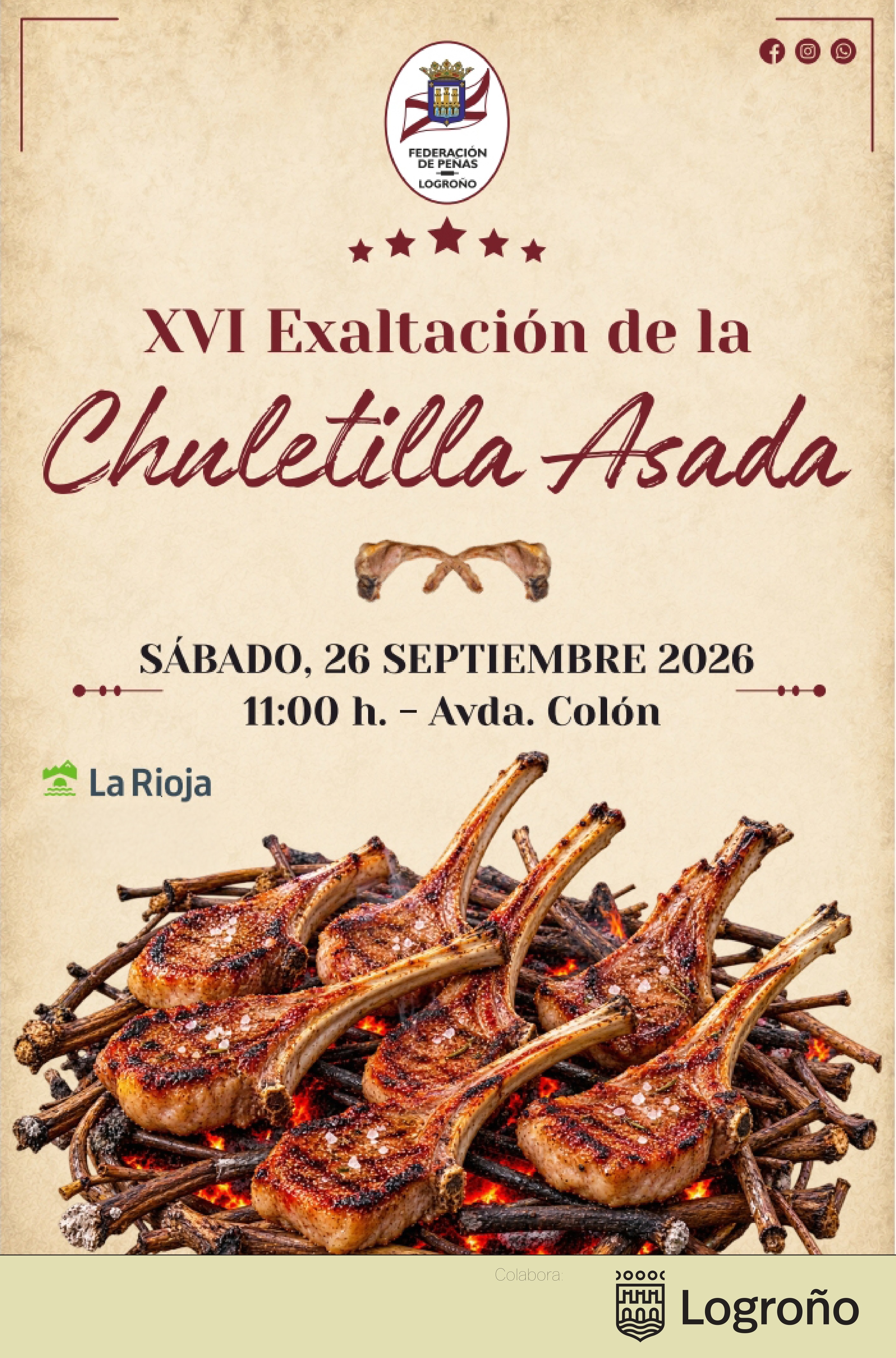 cartel chuletillas