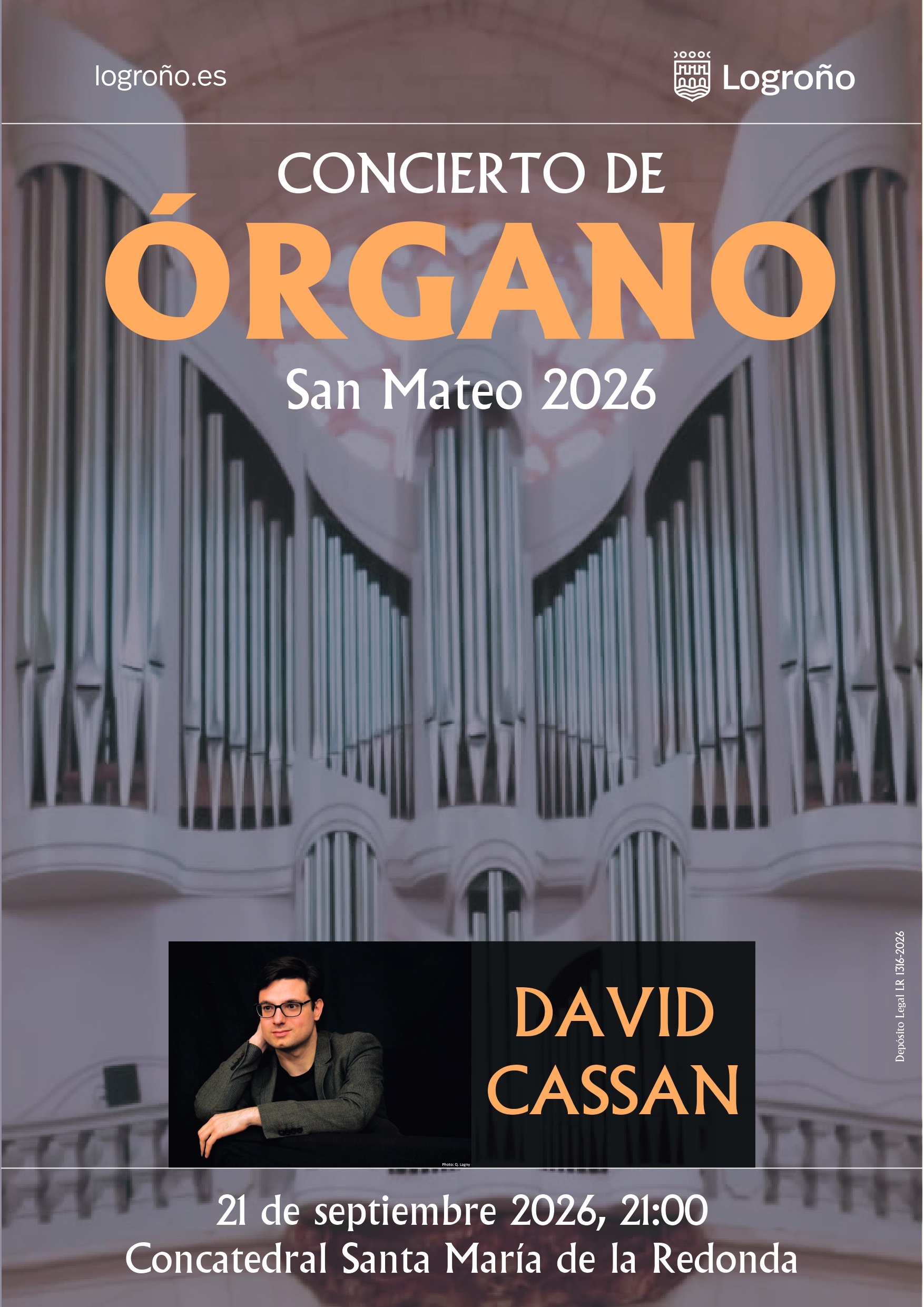 Cartel concierto de órgano