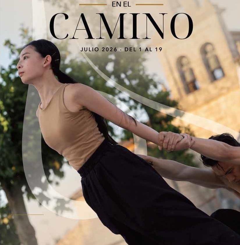 Cartel danza en el camino