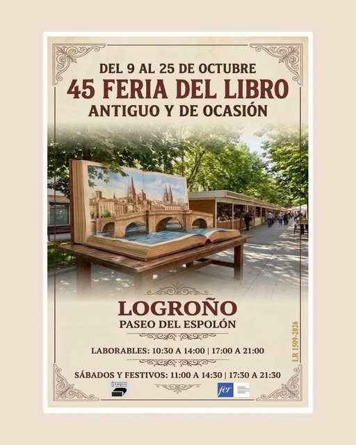 Cartel feria del libro