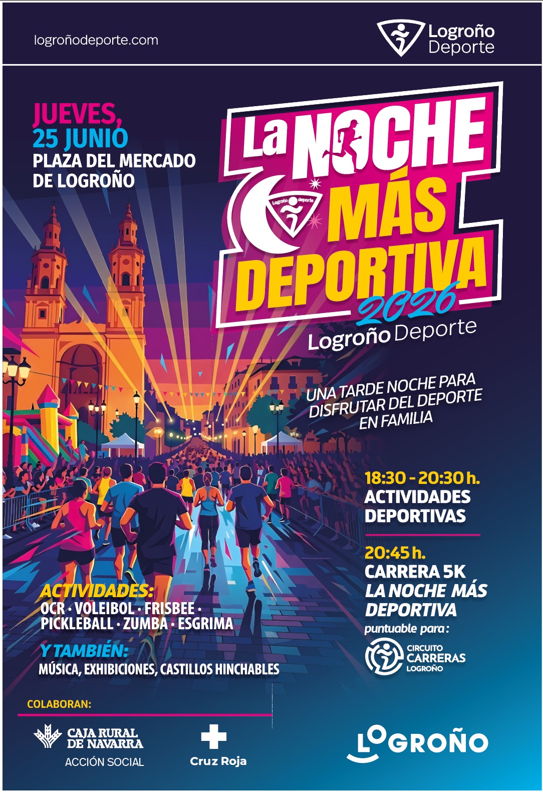 Cartel La noche más deportiva