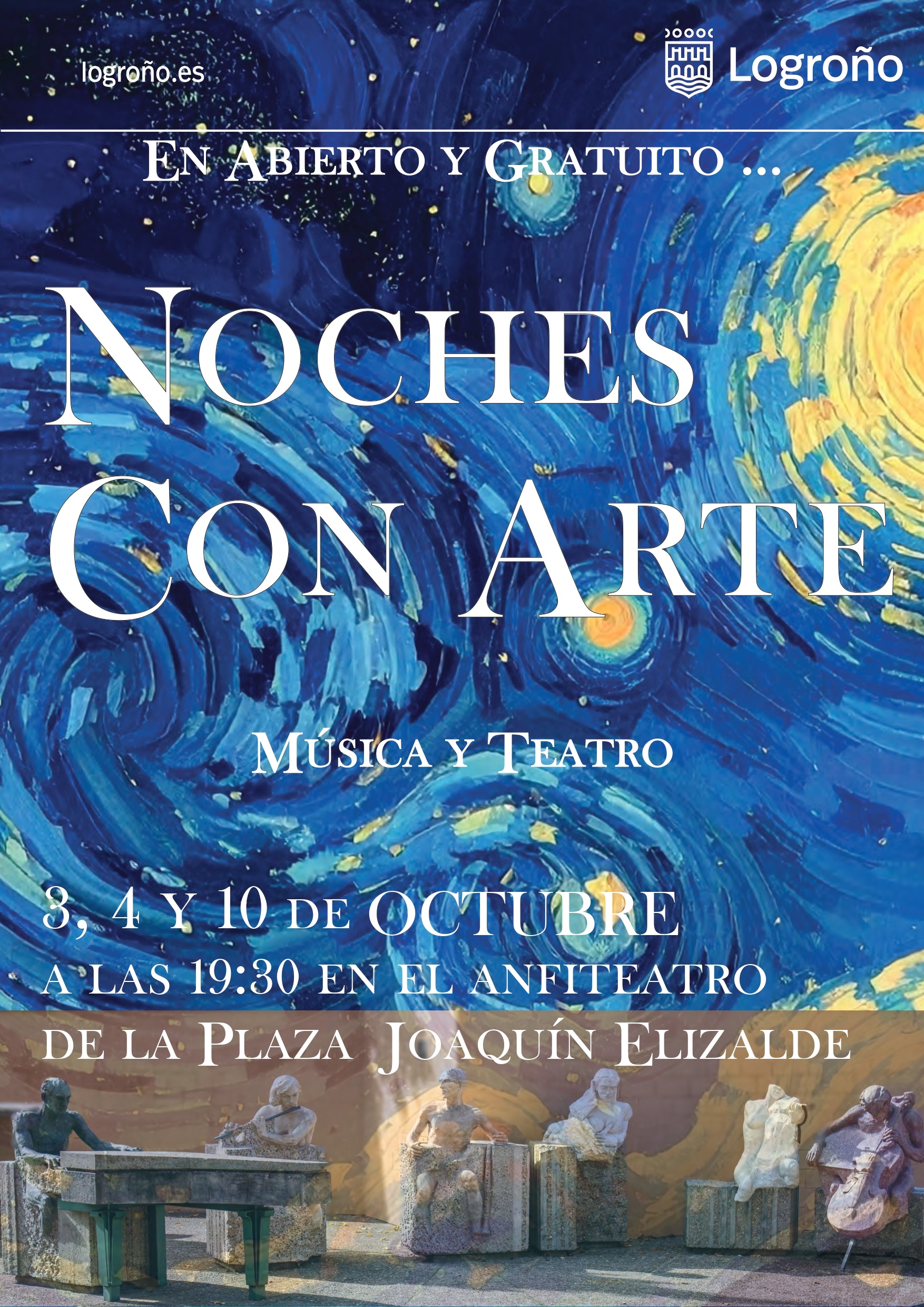 Cartel Noches con arte