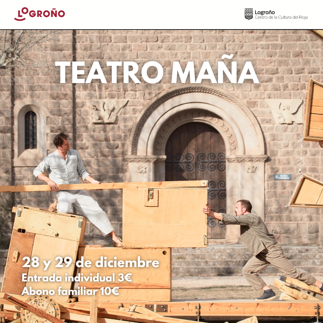 Cartel anunciador espectáculo de teatro 