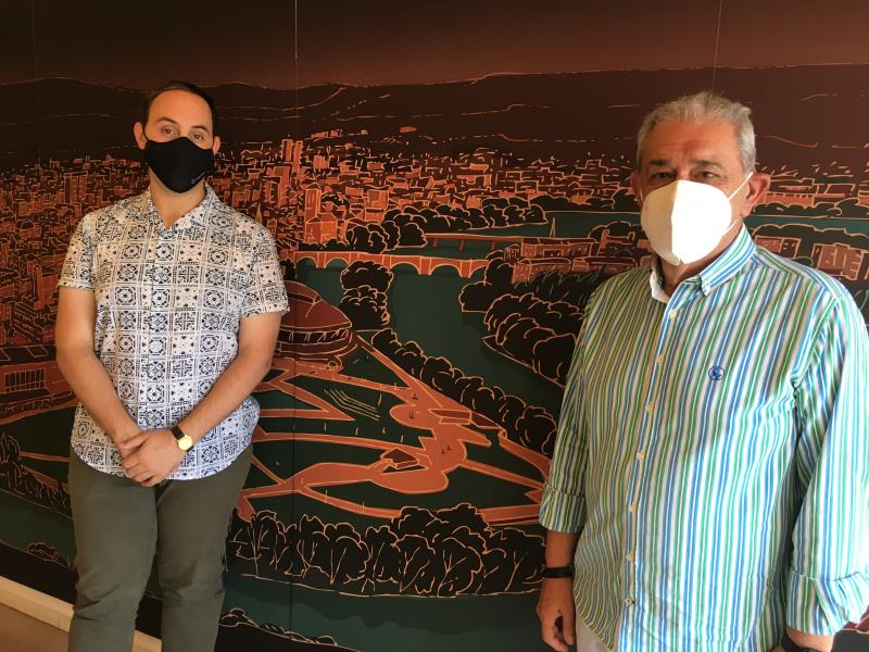 Adrián Calonge_concejal de Patrimonio y Juan Cruz_pte