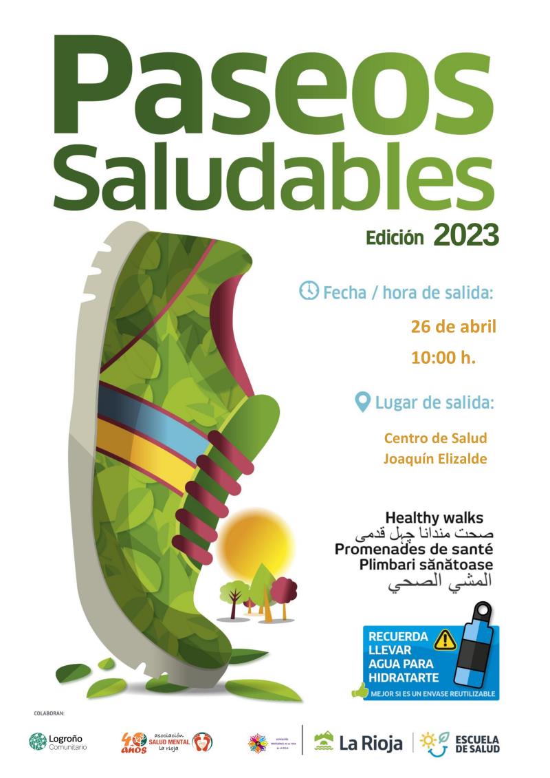 Cartel Paseo Saludable
