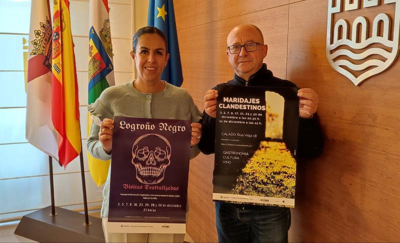 Esmeralda Campos_concejala Turismo y Carles García_director Zarándula (29-11-22)