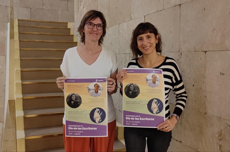 Eva Tobías_concejala de Igualdad y Carmen Urquía_concejala de Cultura (10-10-22)(1)