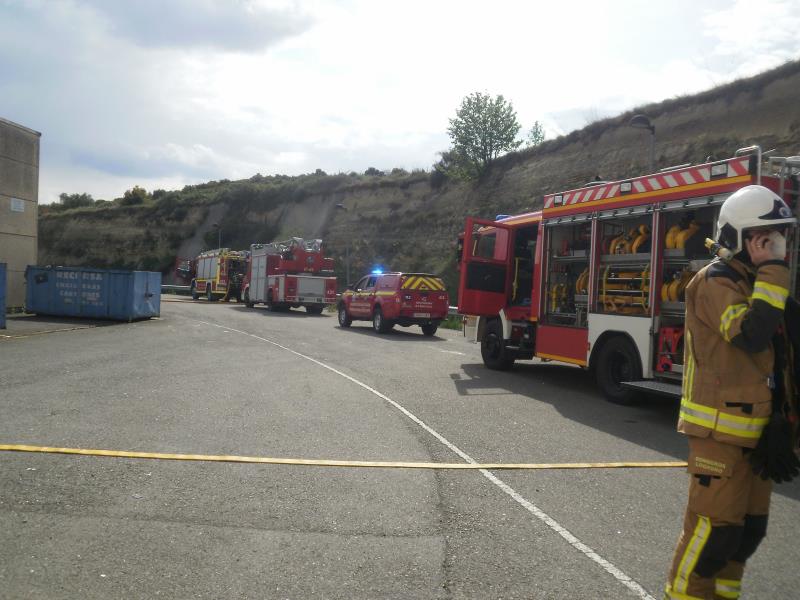 Simulacro con Bomberos Álava