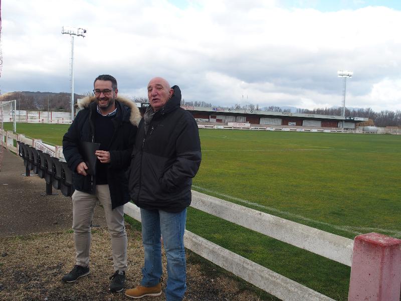 Visita Obras Campo Futbol Varea