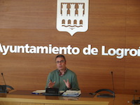 Pedro Sáez Rojo en la rueda de prensa