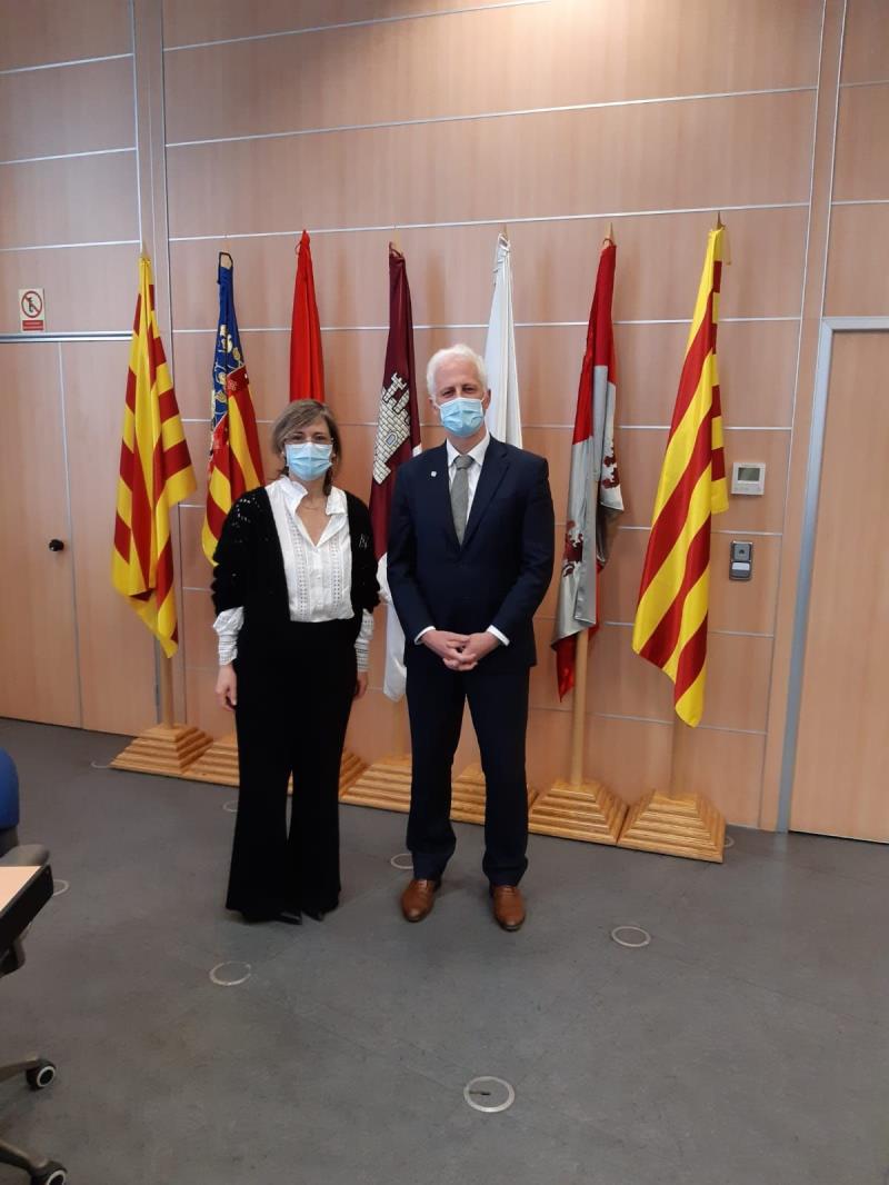 reunión presidenta - alcalde de Logroño