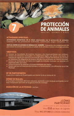 7 - Protección de animales 240