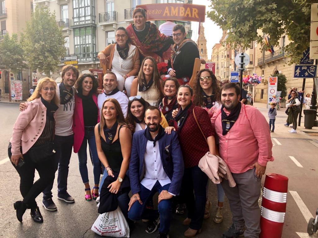 Vendimiadores de ediciones pasadas de las fiestas de San Mateo