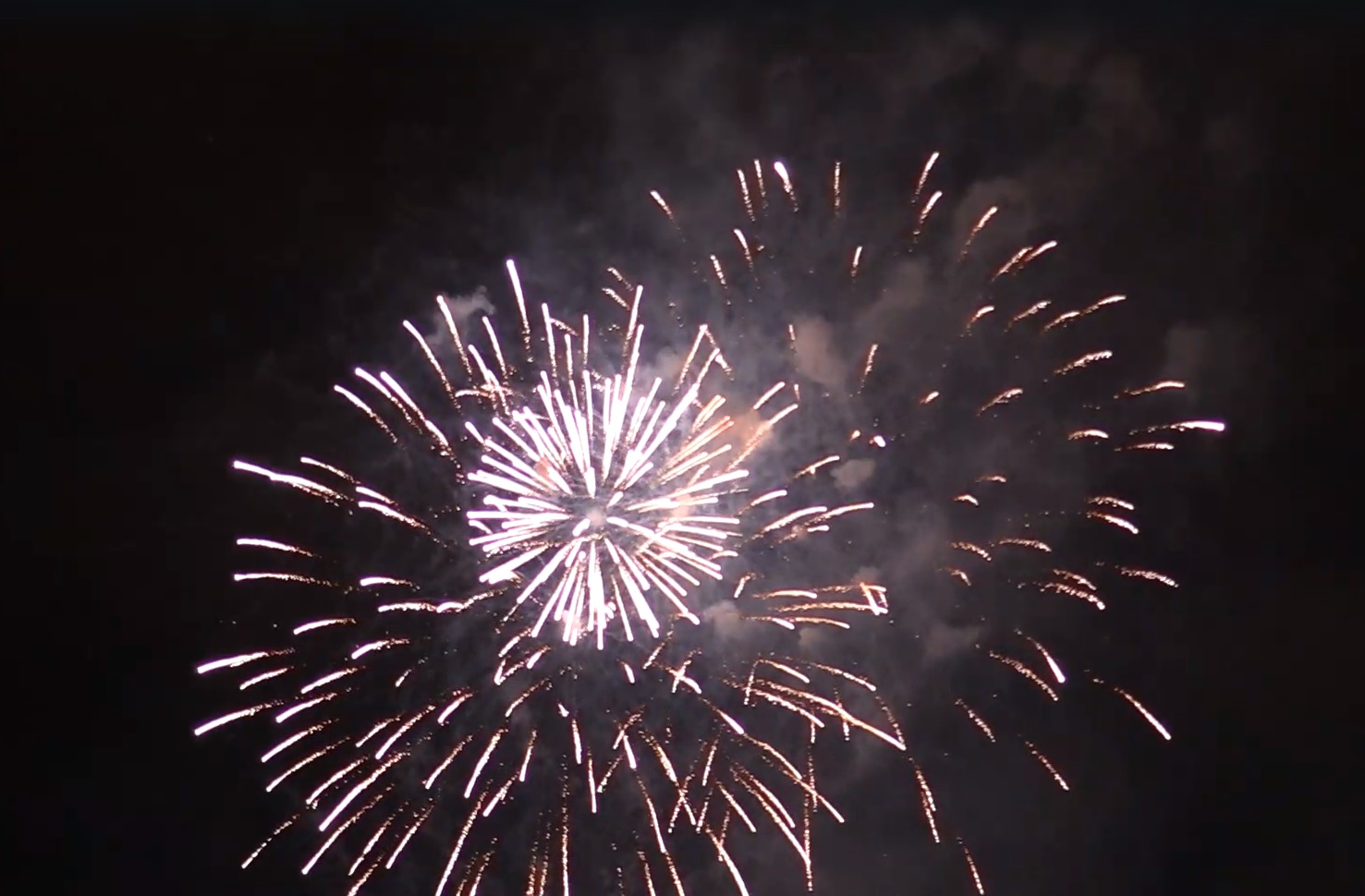 Imagen de los fuegos artificiales
