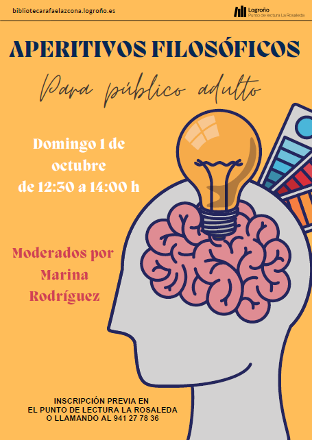Cartel Aperitivos filosóficos