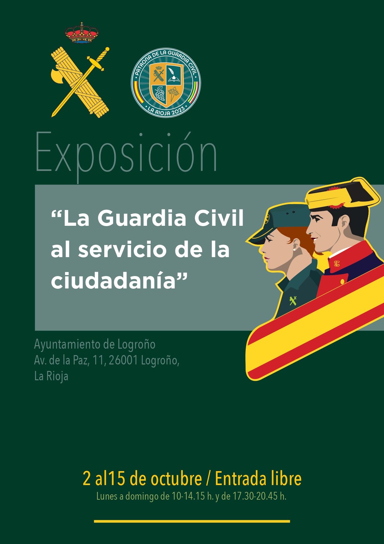 Cartel exposición Guardia Civil
