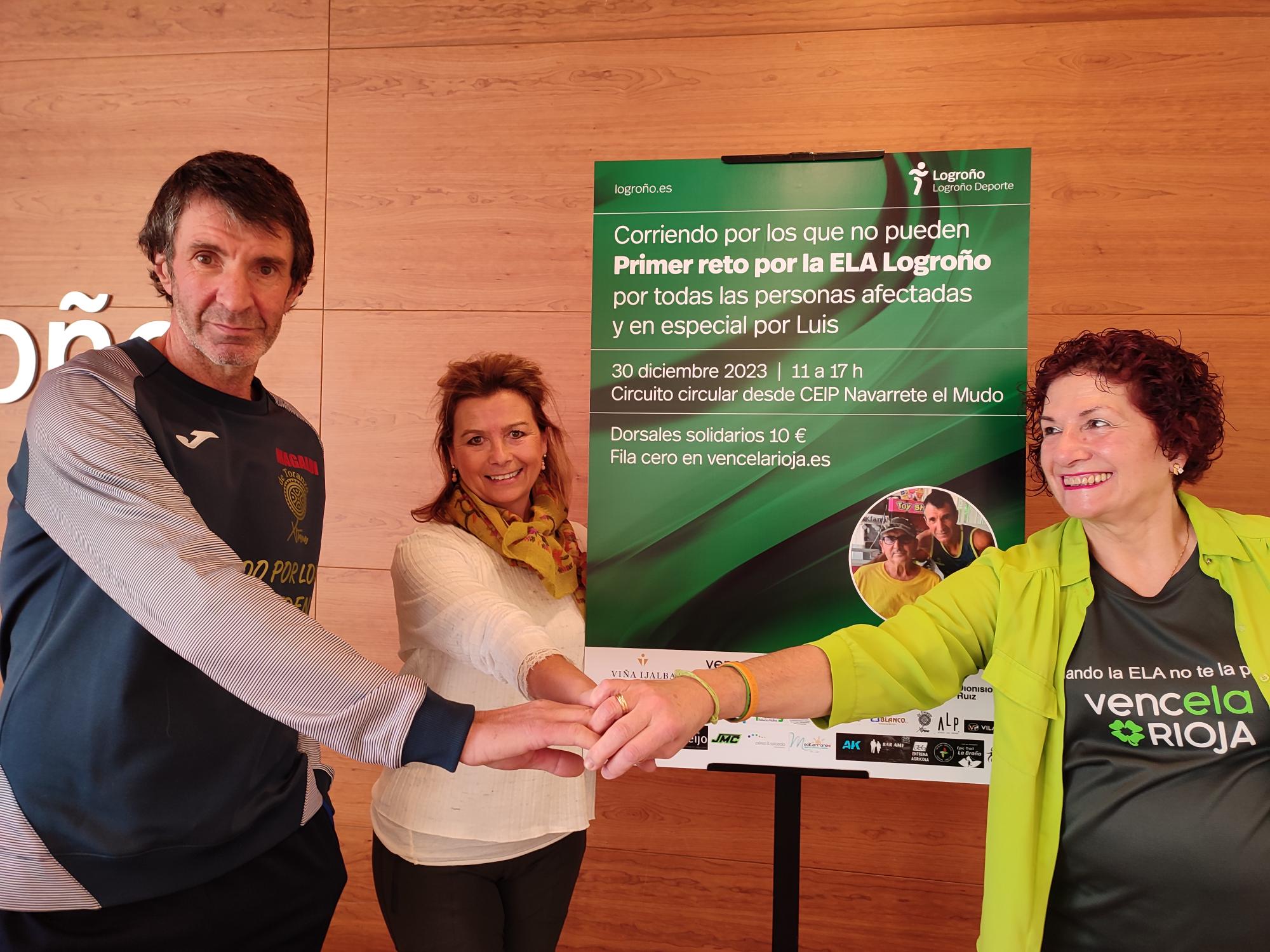 Imagen Logroño Deporte y Corriendo por los que no pueden organizan una carrera solidaria a favor de los afectados por la ELA en La Rioja