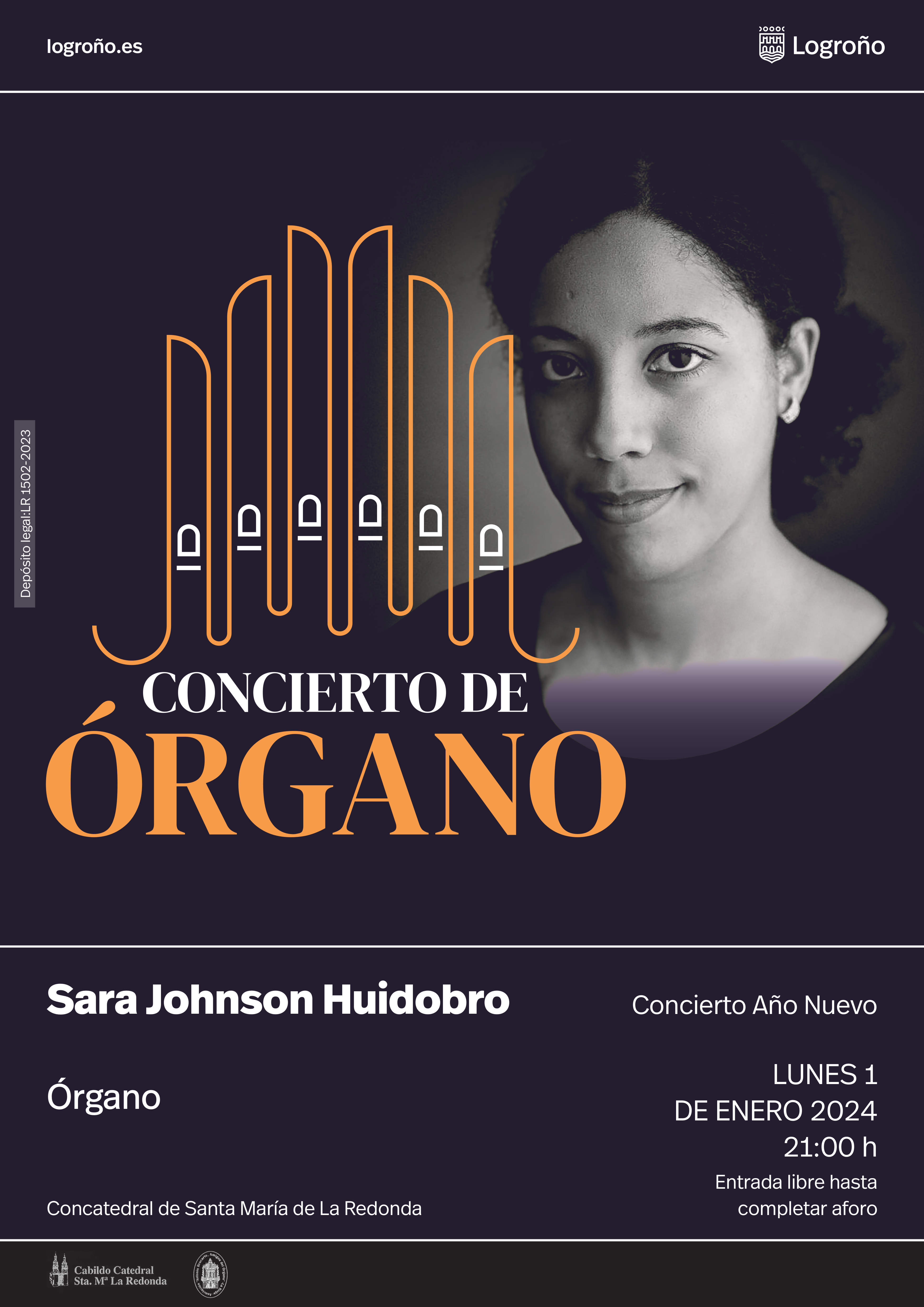 Imagen El Ayuntamiento organiza el tradicional concierto de órgano de Año Nuevo a cargo de Sara Johnson Huidobro