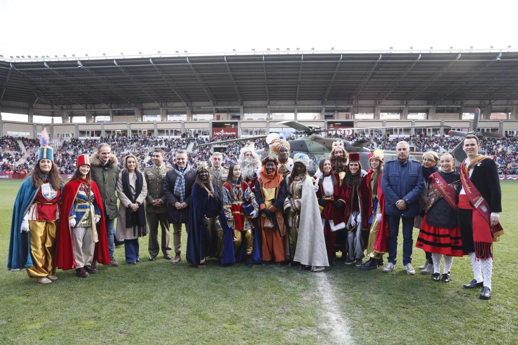 Imagen Los Reyes Magos de Oriente llegan a Las Gaunas y ya recorren diferentes lugares de Logroño