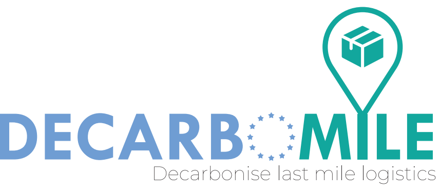 Logo del proyecto Decarbomile. Descarbonizar la logística de última milla