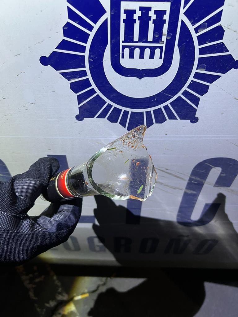 Imagen La Policía Local de Logroño detiene a una persona por agredir a otra con una botella en el transcurso de una pelea