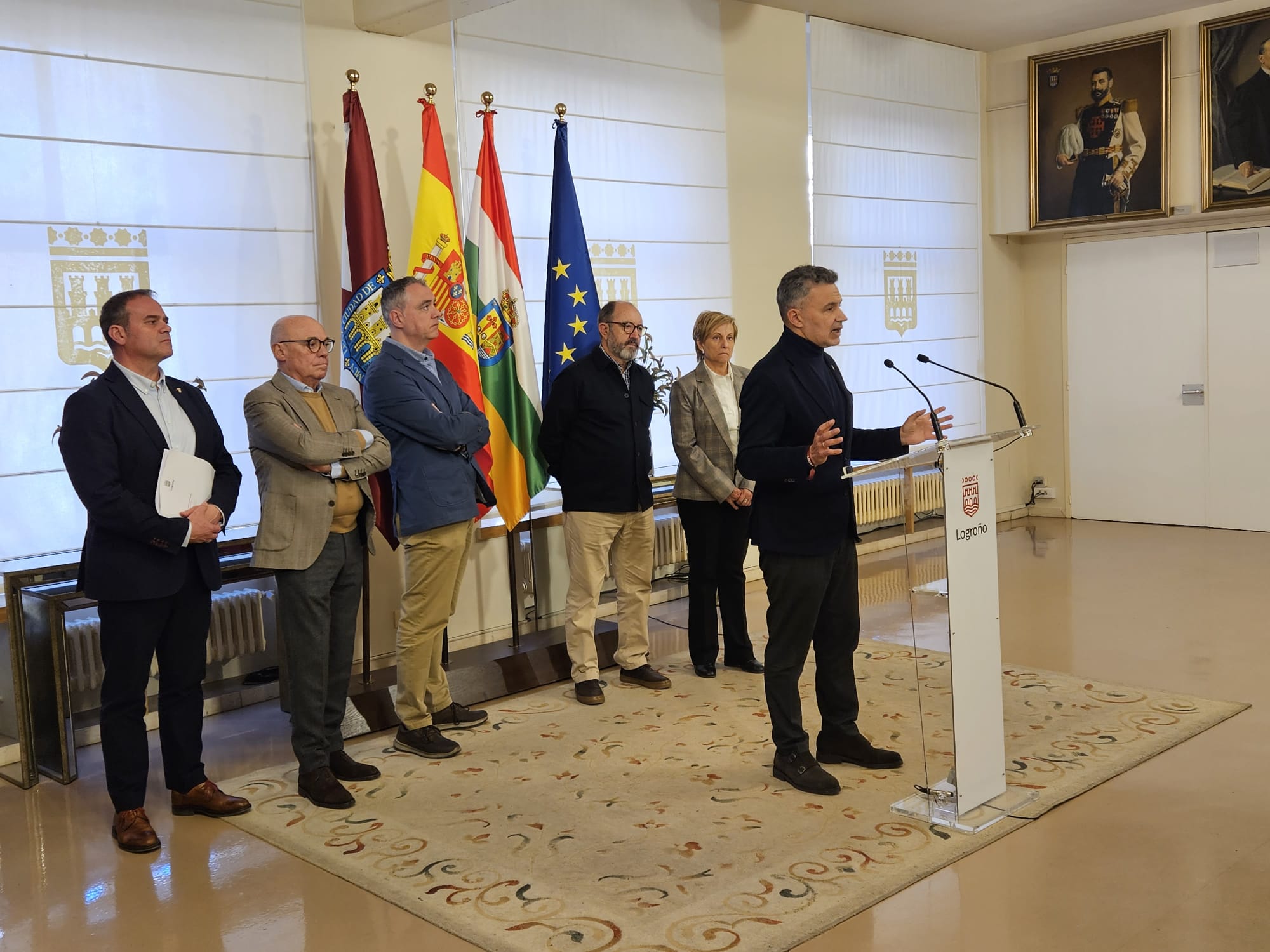 Imagen de la rueda de prensa