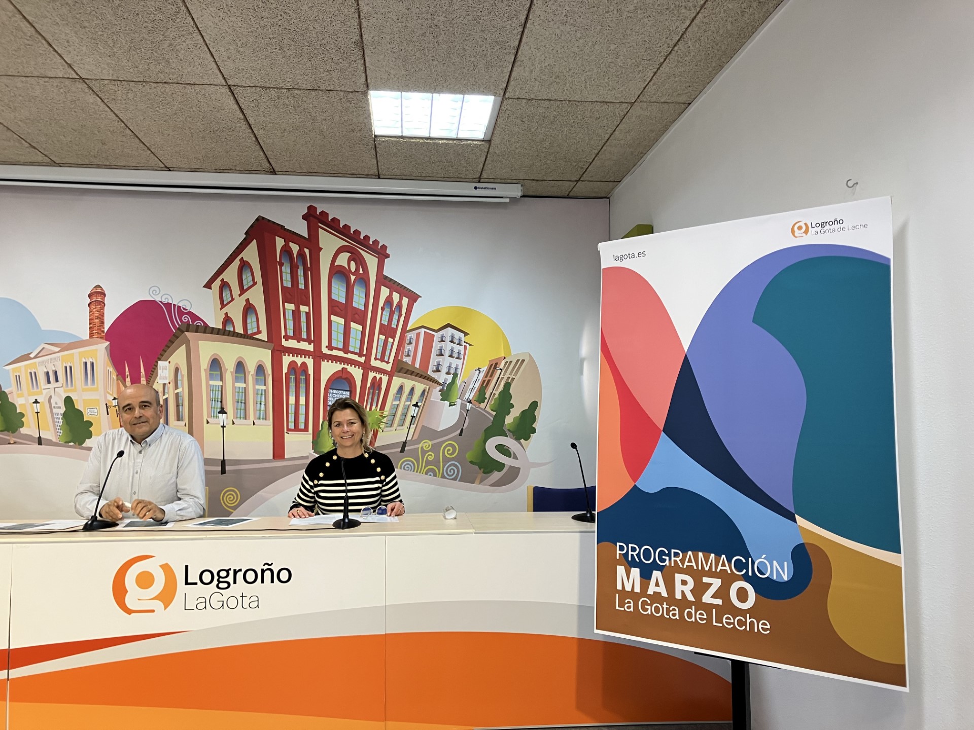 Imagen de la rueda de prensa