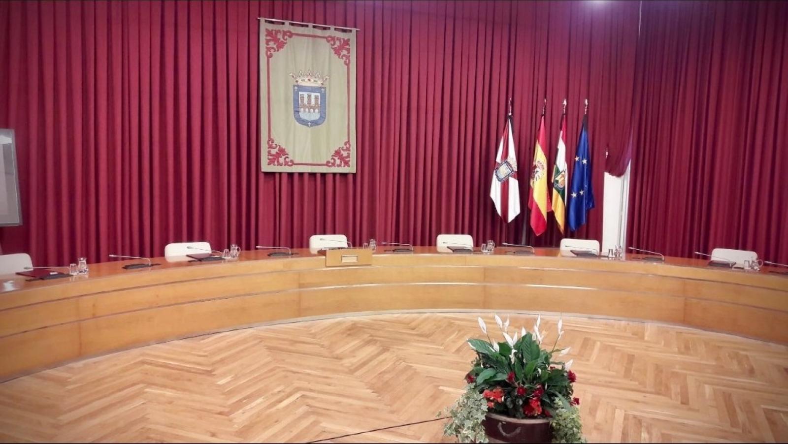 salón de Plenos del Ayuntamiento de Logroño