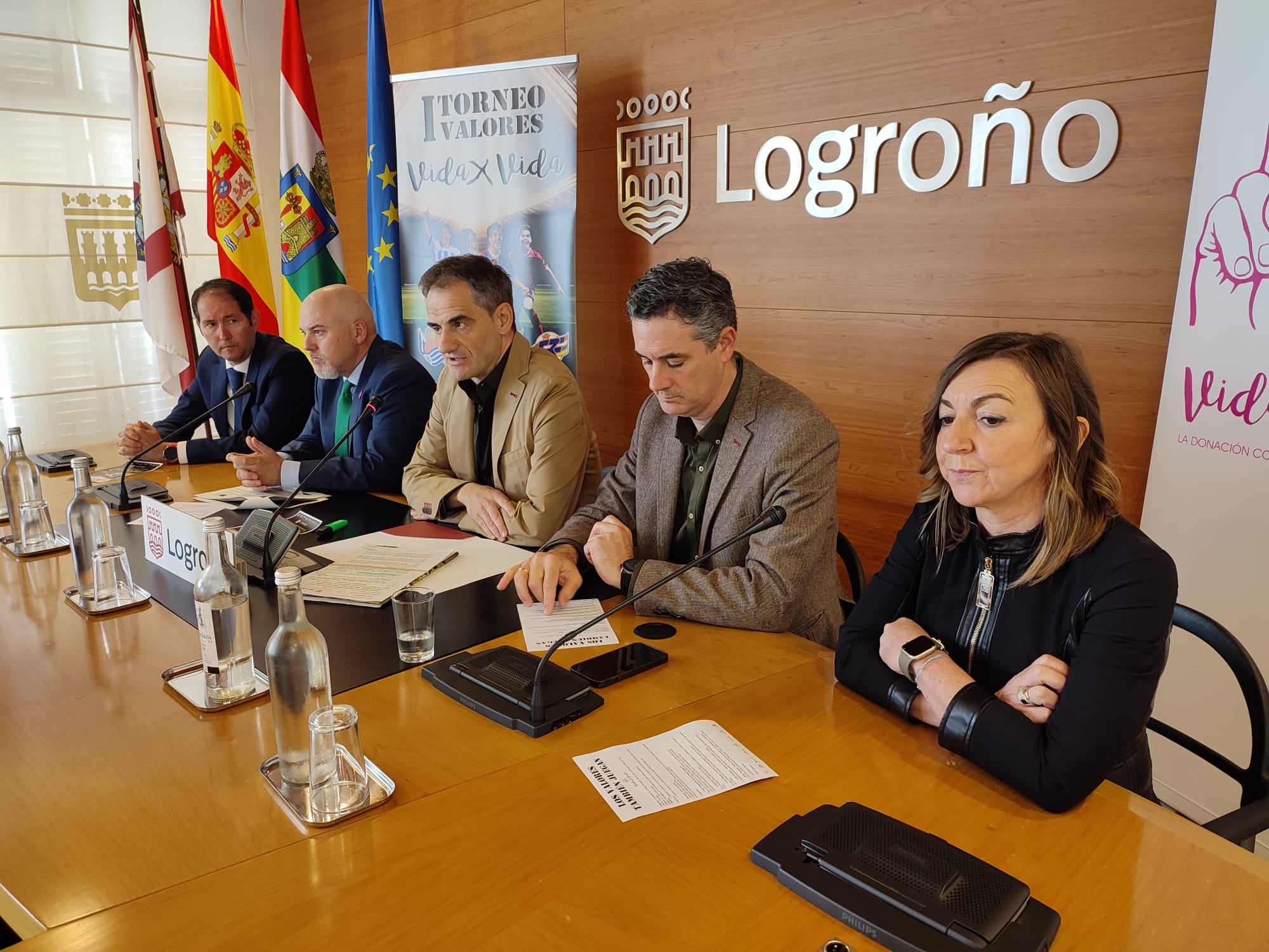 Rueda de prensa de presentación del Torneo vida por Vida