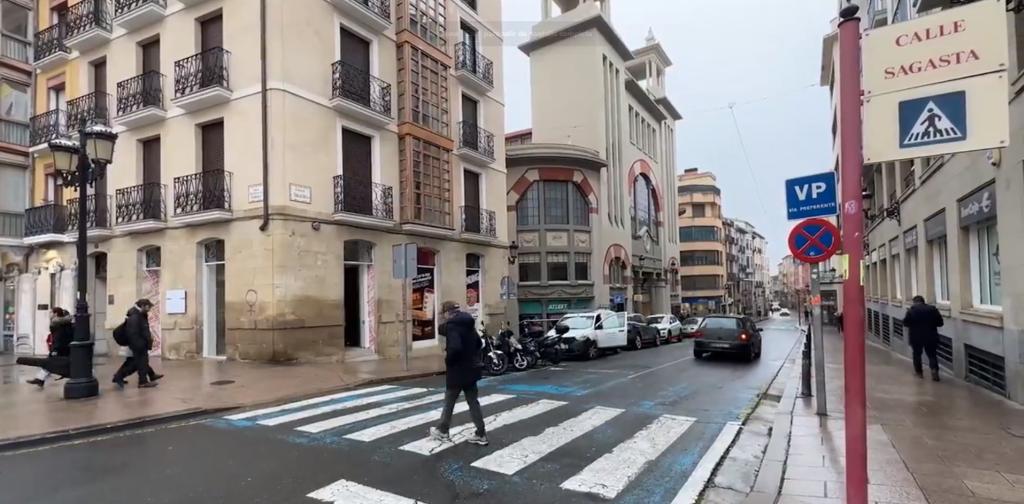 Imagen Las obras de remodelación de la calle Sagasta comenzarán el próximo lunes y provocarán cortes al tráfico en general, excepto accesos a garajes y fincas