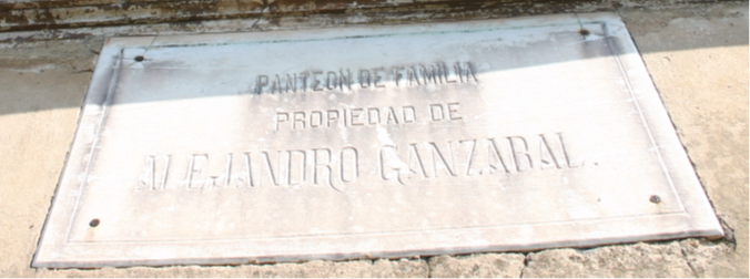 Panteón de Alejandro Ganzábal en el cementerio logroñés