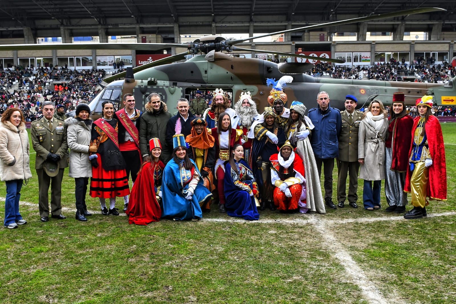 Imagen Los Reyes Magos de Oriente llegan a Las Gaunas y recorren diferentes lugares de Logroño