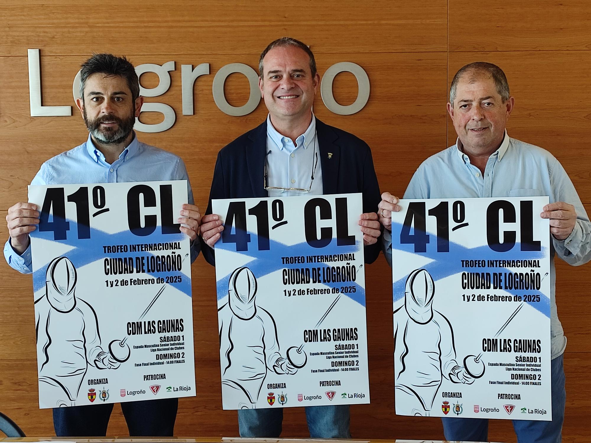 Presentación del Torneo Internacional de Esgrima Ciudad de Logroño