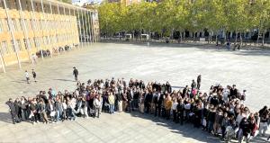Reciente recepción a escolares de las ciudades hermanadas de Dax y Libourne
