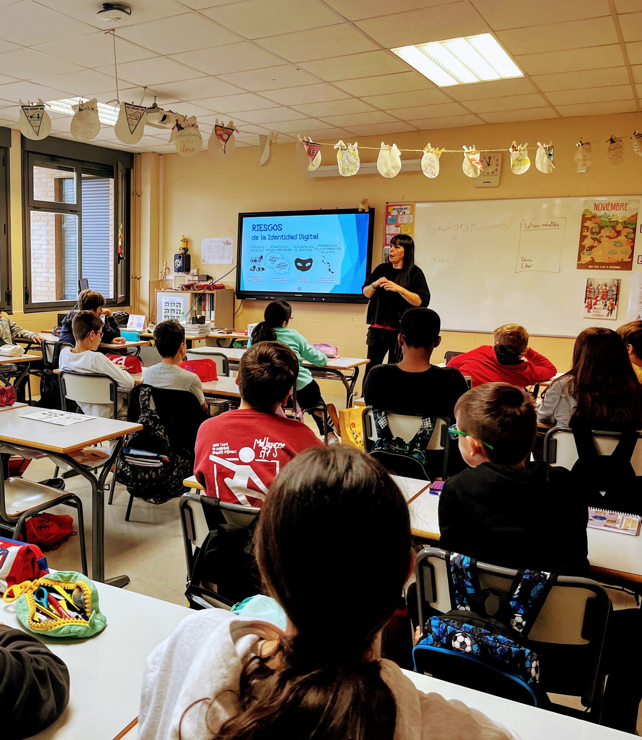 Imagen de uno de los talleres escolares del programa de Salud