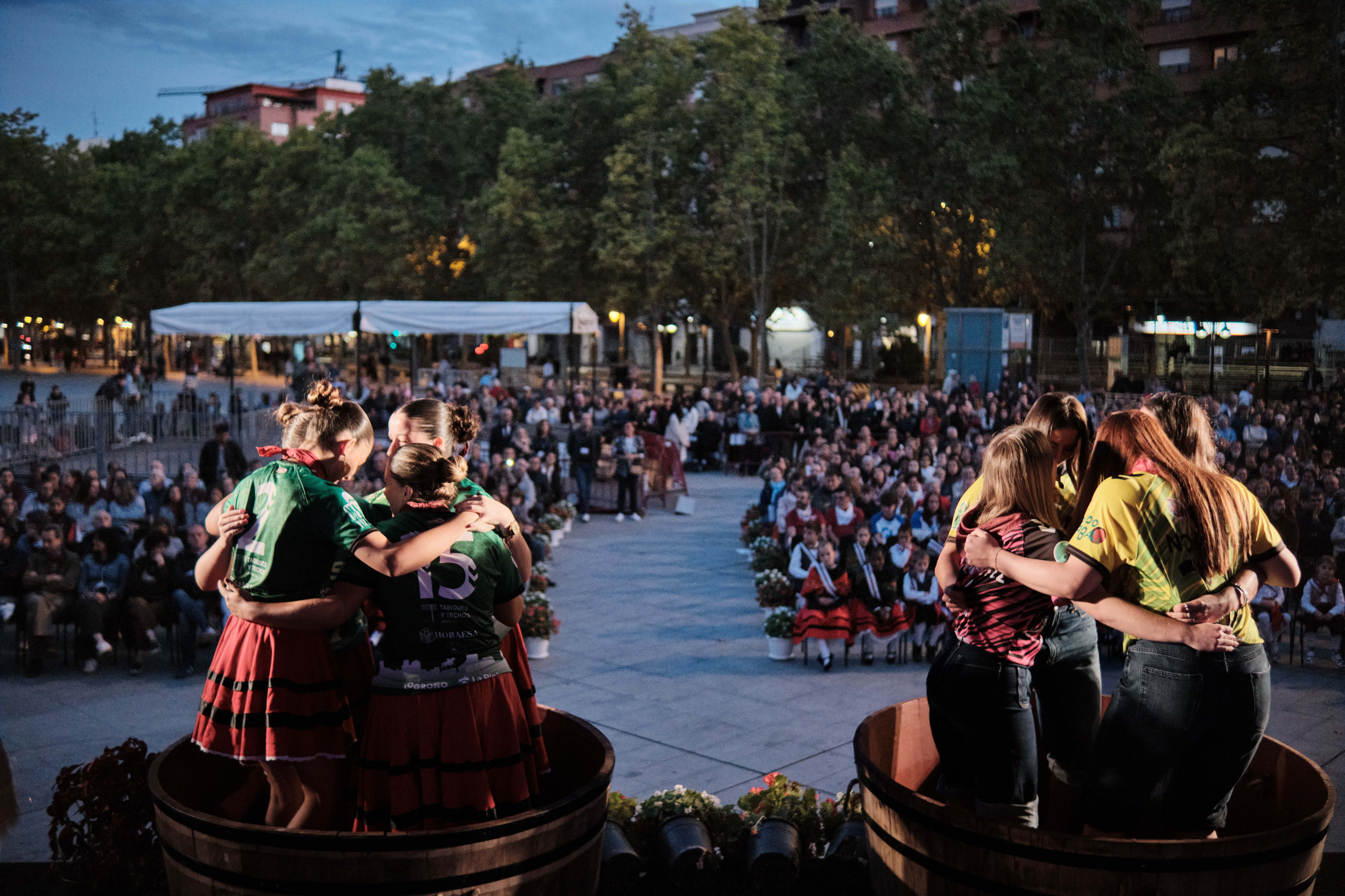 Pisado popular de las fiestas de San Mateo 2025