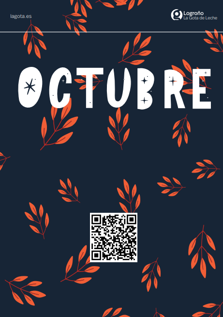 Cartel de la programación de octubre en La Gota de Leche
