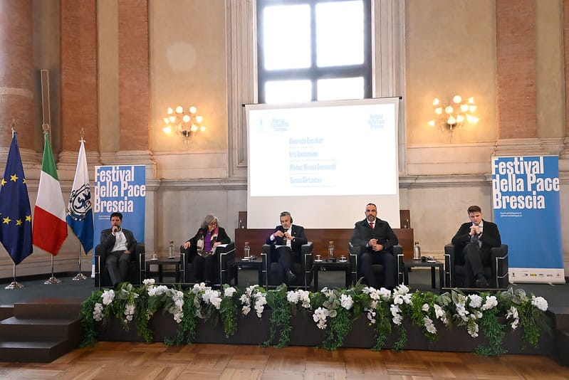 Foto de la intervención del alcalde de Logroño