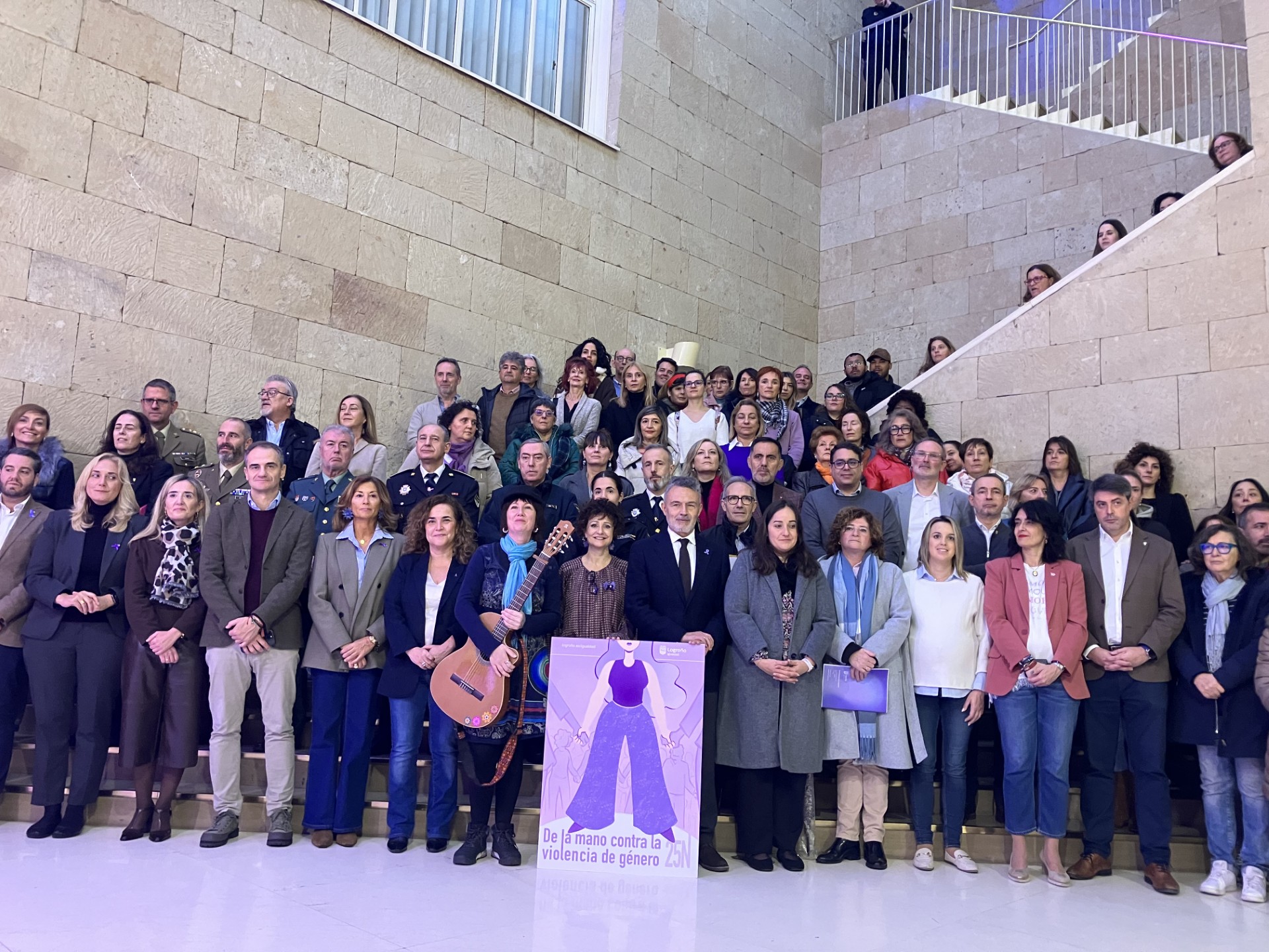 Imagen Logroño conmemora el 25N destacando que la lucha contra la violencia machista “es un desafío colectivo”