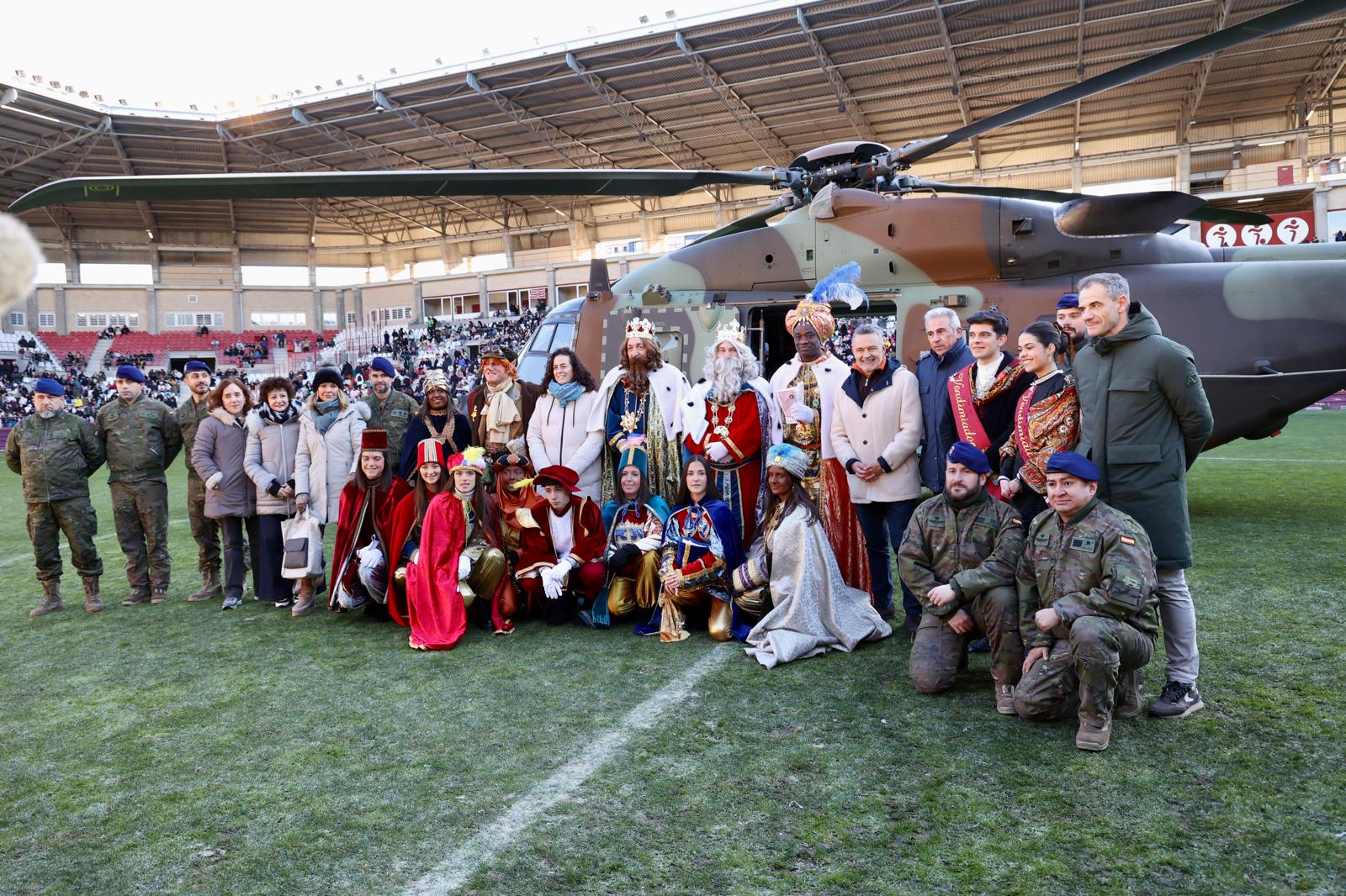Llegada de los Reyes Magos a Las Gaunas