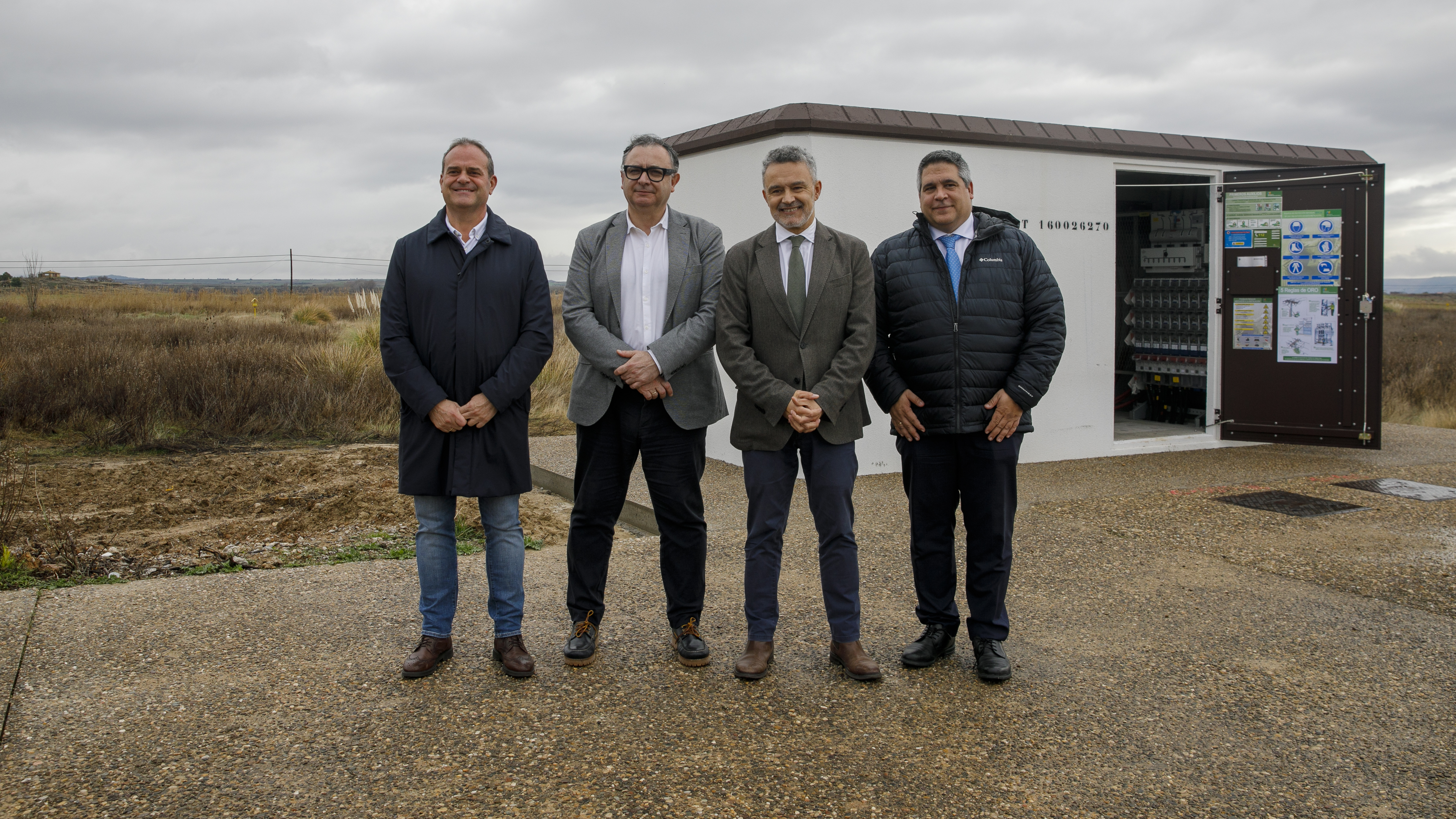 Visita del alcalde de Logroño al Polígono Las Cañas
