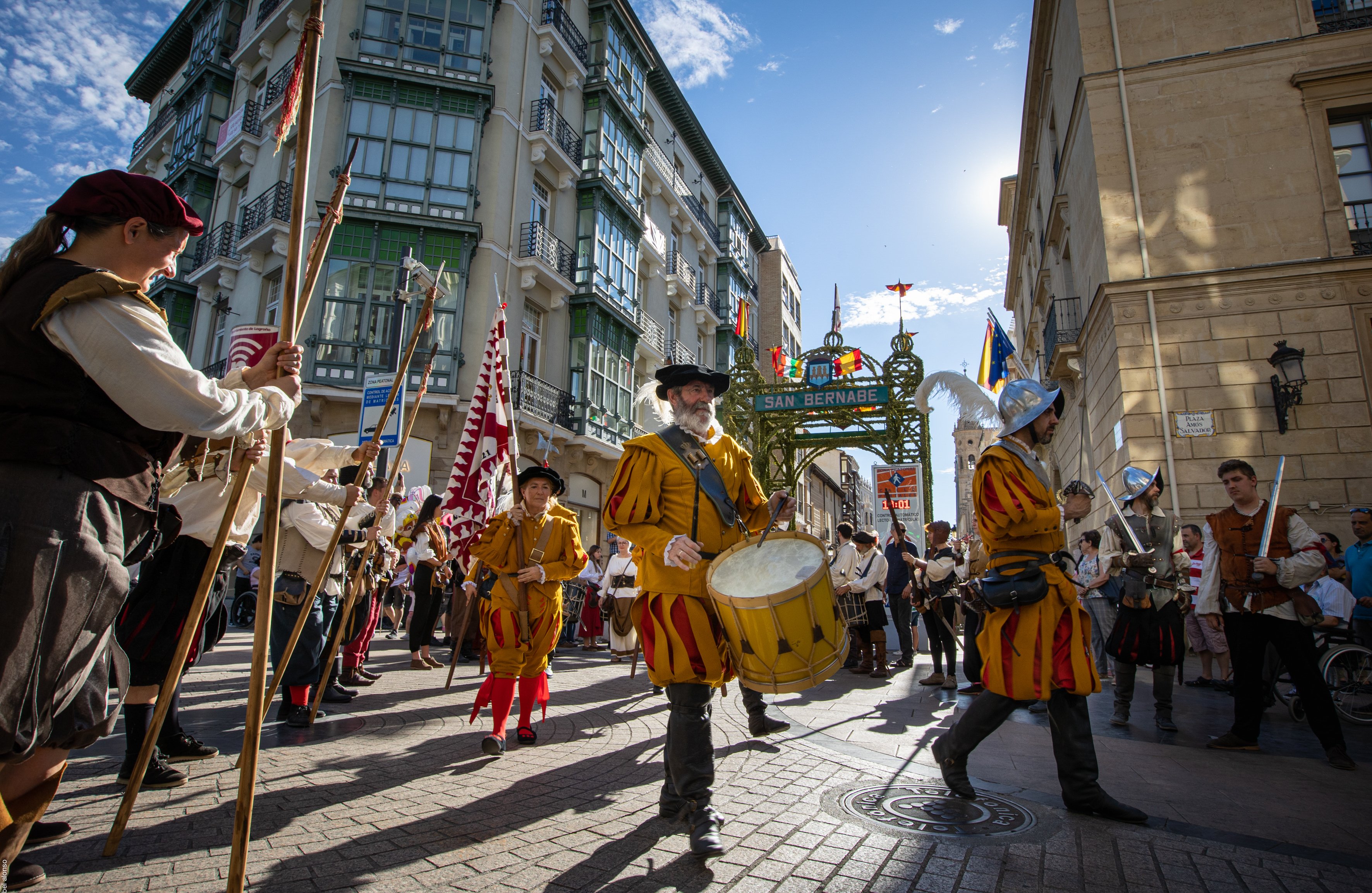 Imagen Las Fiestas de San Bernabé arrancan mañana con el cañonazo inaugural y la apertura del Mercado Renacentista y de los campamentos logroñés y francés